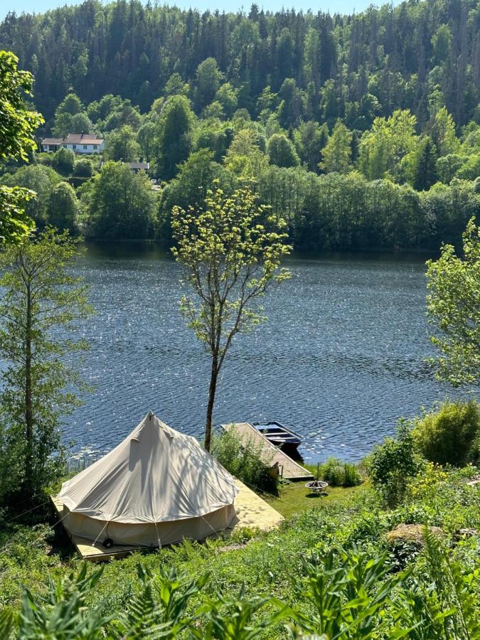 Glamping On Idyllic Lake, Paddle Boards & Rowboat Porsgrunn Zewnętrze zdjęcie