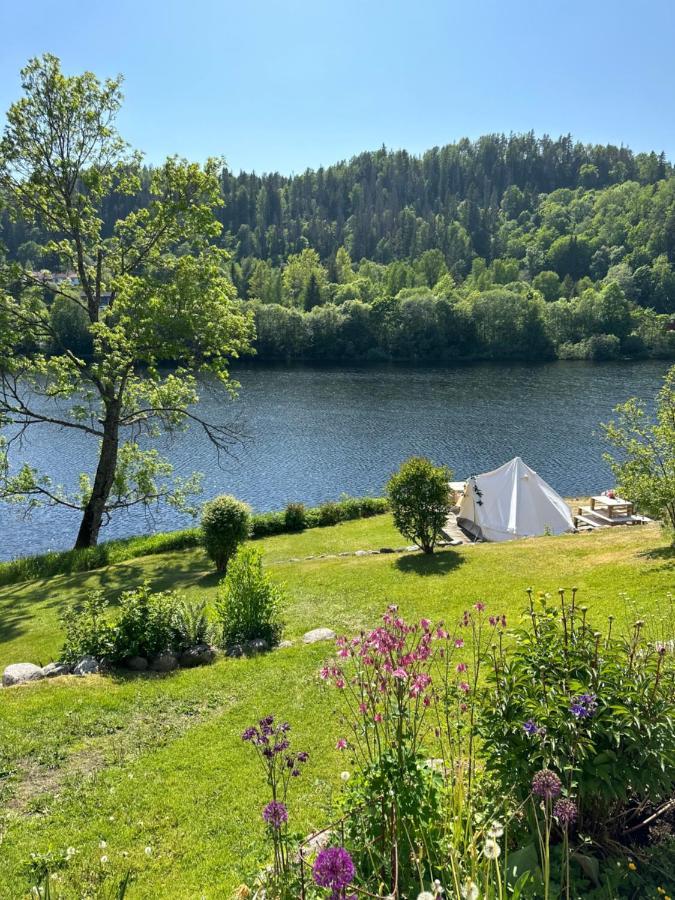 Glamping On Idyllic Lake, Paddle Boards & Rowboat Porsgrunn Zewnętrze zdjęcie